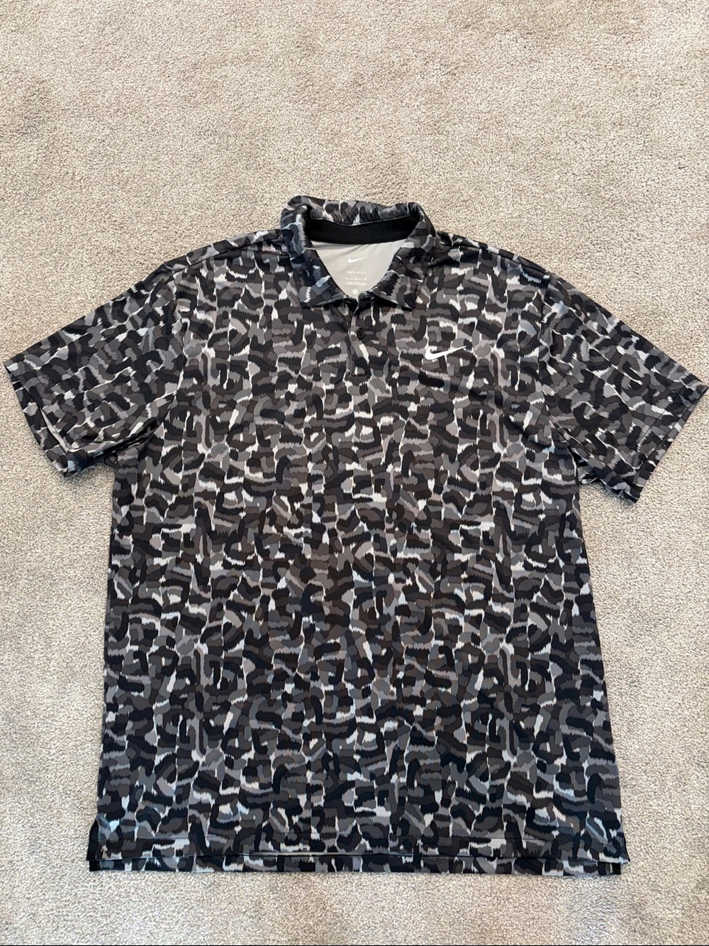 Nike Tour Dri-FIT Confetti Print Golf Polo